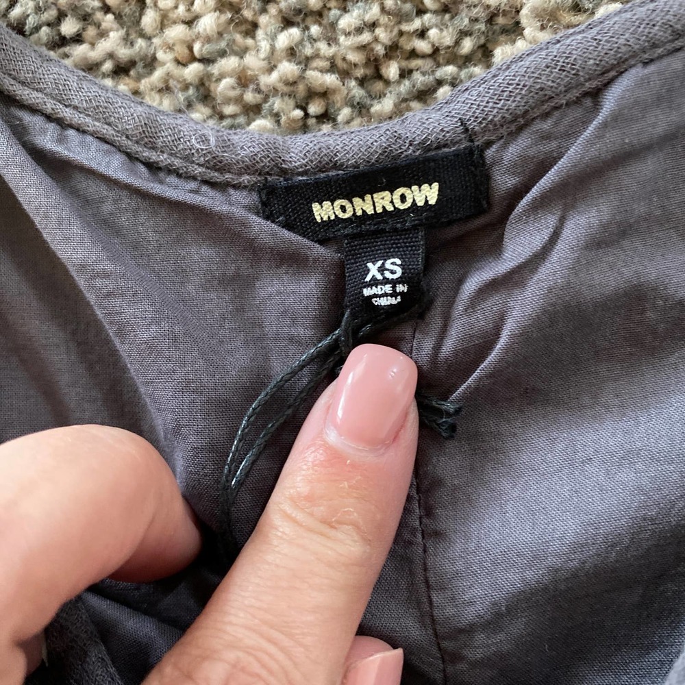 Monrow Women's Grey Tank Romper - XS - Picture 2 of 6